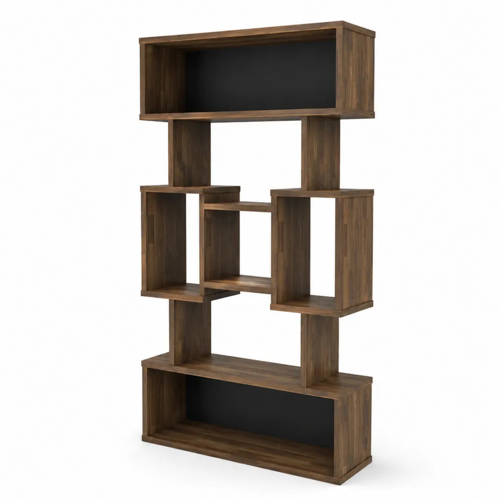 Étagère en Bois d'Acacia Marron 195x85x30 cm